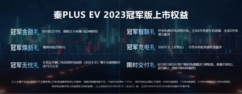 比亚迪秦PLUS EV 2023冠军版&海鸥重磅亮相东莞春季国际车展
